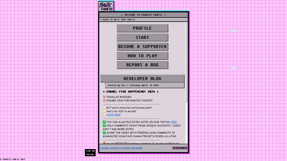 Fanfic Maker Fanfic Maker