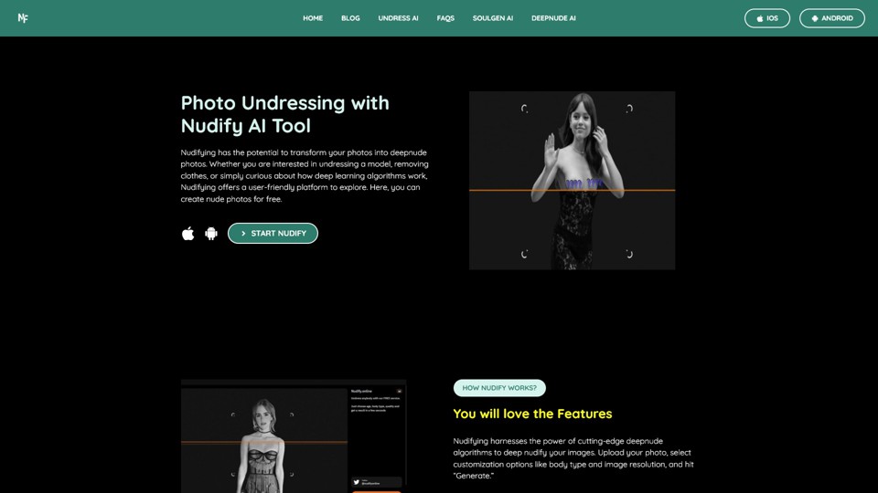 Nudify: Deepnude AI-Powered Undressing App